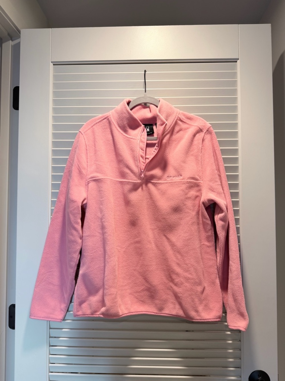 Spyder Pink Fleece Quarter-Zip Pullover